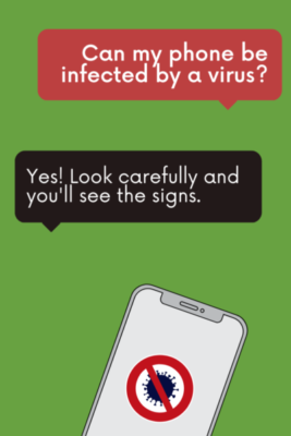 Phone with virus