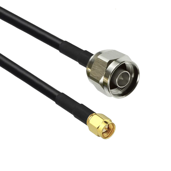 N-Male-to-SMA-Male-RG-58-coaxial-cable-assembly